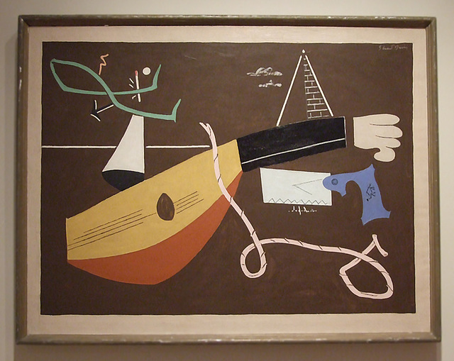 Still Life with Saw by Stuart Davis in the Phillips Collection, January 2011