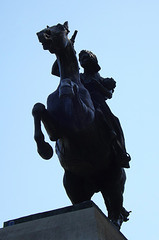 The Anita Garibaldi Monument on the Janiculum Hill in Rome, June 2012