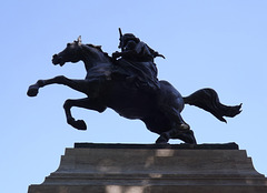 The Anita Garibaldi Monument on the Janiculum Hill in Rome, June 2012