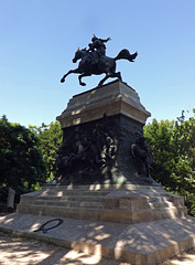 The Anita Garibaldi Monument on the Janiculum Hill in Rome, June 2012