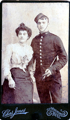 Royal Artillery Private and Wife, c1890