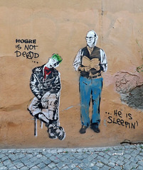 Graffiti in Trastevere in Rome, June 2012