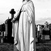 Statue of Mary in Calvary Cemetery, March 2008