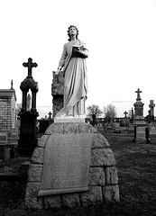 Funerary Monument in Calvary Cemetery, March 2008