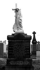 The Vaughan Family Funerary Monument in Calvary Cemetery, March 2008