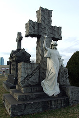 Funerary Monument for the McCullough Family in Calvary Cemetery, March 2008