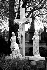 Sculptural Group of the Crucifixion in Calvary Cemetery, March 2008