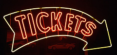 Tickets Neon Sign in Coney Island, June 2008