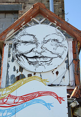Odd Moon-Face in Coney Island, June 2007