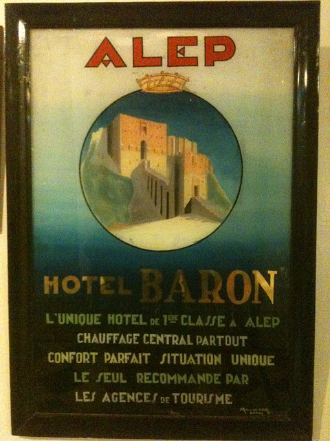 Hotel Baron, Aleppo, Syria 2011