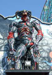 Large Demon on the Ghost Hole Ride in Coney Island, June 2010