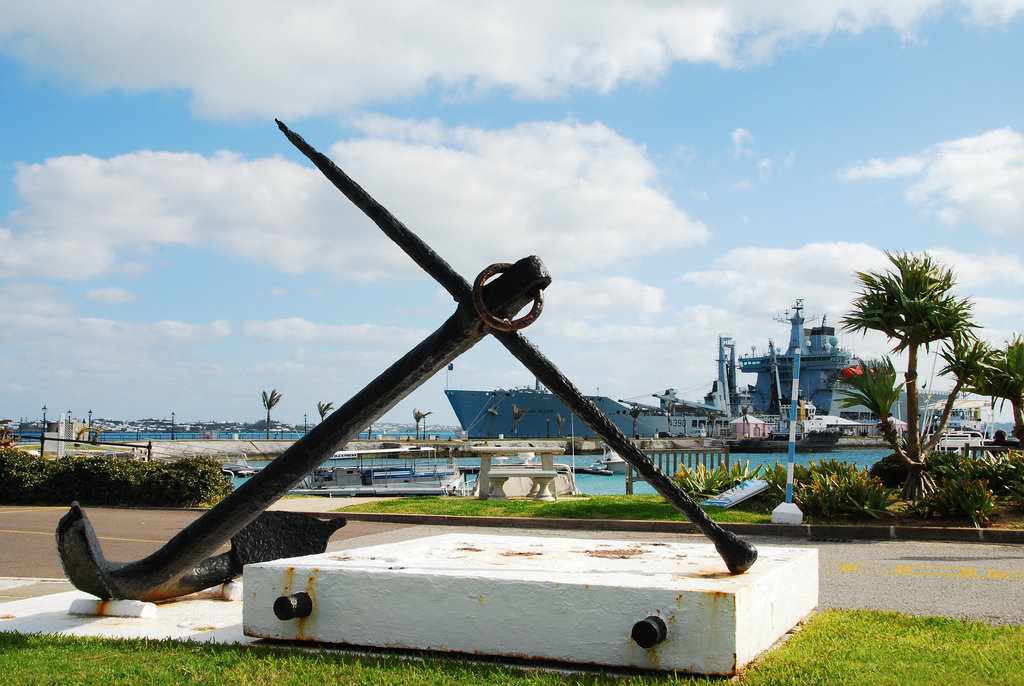 RFA WAVE RULER in The Old Dockyard, Bermuda