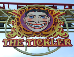 The Tickler Roller Coaster in Luna Park in Coney Island, June 2010