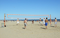 Beach Volleyball in Coney Island, June 2007