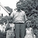The '50s: Grandpa G. with Karen and me. 1954