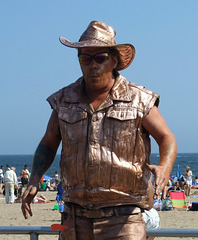 Living Statue on the Boardwalk in Coney Island, June 2010