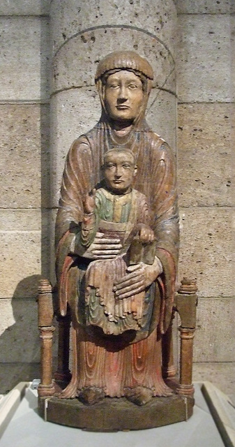 Enthroned Virgin and Child in the Cloisters, October 2009