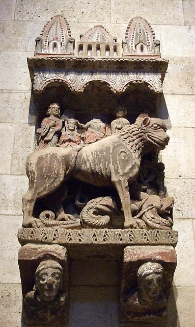 Lion Relief in the Cloisters, Sept. 2007