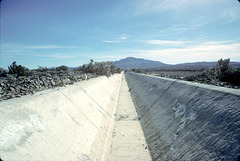 Dry irrigation ditch