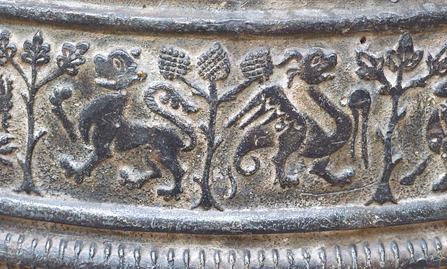 Detail of a Cistern or Font in the Cloisters, October 2009