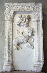 Pulpit Relief with the Symbol of St. Luke in the Cloisters, Sept. 2007