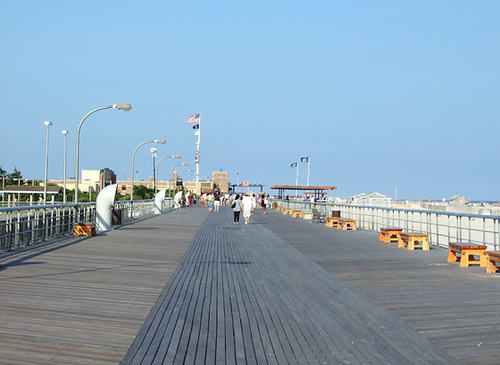 The Boardwalk in Jones Beach, July 2010