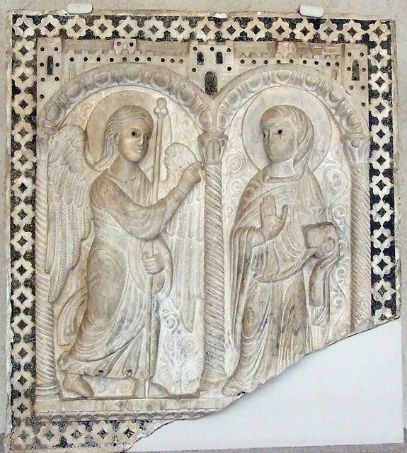 Pulpit Relief with the Annunciation in the Cloisters, Sept. 2007