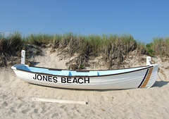 Rowboat against a Dune in Jones Beach, July 2010