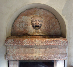 Fake Romanesque Wall Fountain in the Cloisters, Sept. 2007
