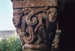 Romanesque Column Capital in the Cloisters, Oct. 2006
