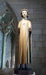 Figure of a King in the Cloisters, Sept. 2007