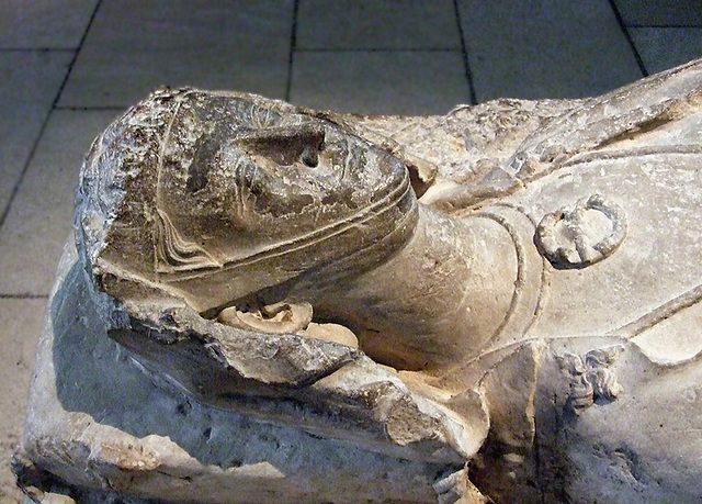 Detail of the Effigy of Cecilia of Foix in the Cloisters, Sept. 2007