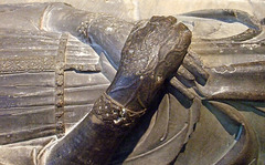 Detail of an Effigy of a Woman in the Cloisters, Sept. 2007
