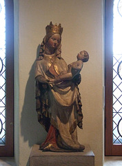Statue of the Virgin and Child in the Cloisters, October 2009