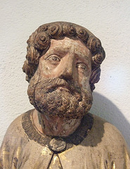 Detail of St. Peter(?) in the Cloisters, October 2009