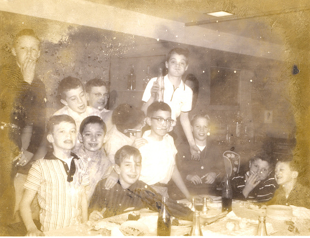 The '50s. My birthday, c. 1959