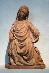 Terracotta Enthroned Virgin in the Cloisters, Sept. 2007