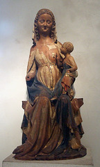 Seated Virgin and Child in the Cloisters, Sept. 2007
