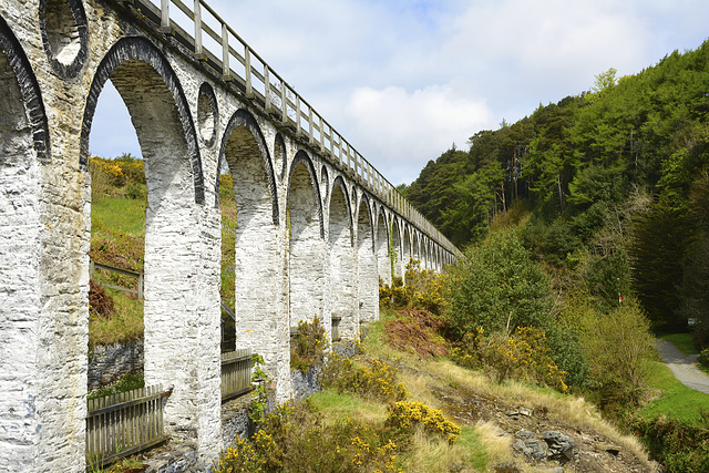 Isle of Man 2013 – Bridge for the driveshaft of the Great Laxey Wheel