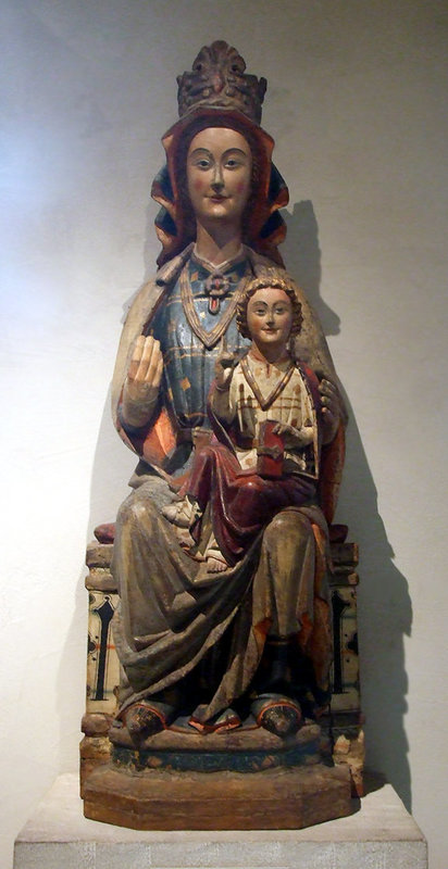 Enthroned Virgin and Child in the Cloisters, Sept. 2007