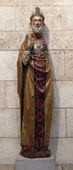 Statue of a Bishop Saint in the Cloisters, Sept. 2007