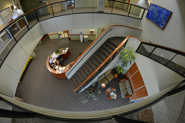 Innovation Center lobby from above