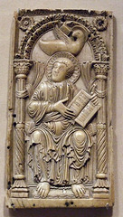 Ivory Plaque with St. John the Evangelist in the Cloisters, Sept. 2007