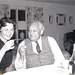 My mother, enjoying a brandy with an old family friend. c. 1959