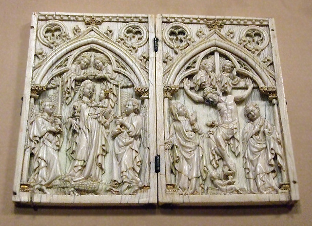 Ivory Diptych with New Testament Scenes in the Cloisters, Sept. 2007