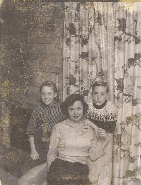 The '50s: Outtakes from Mom's photos intended for Christmas card inclusion, c. 1959