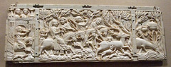 Panel from a Casket with Hunting Scenes in the Cloisters, October 2009