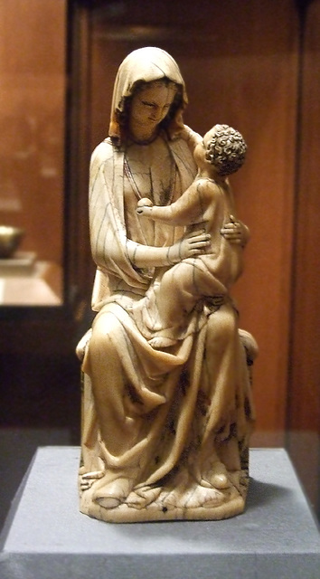 Ivory Enthroned Virgin and Child in the Cloisters, October 2009