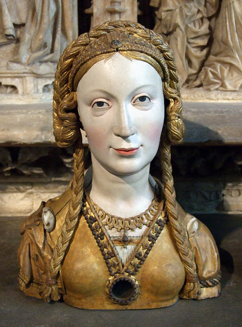 Female Reliquary Bust in the Cloisters, Sept. 2007