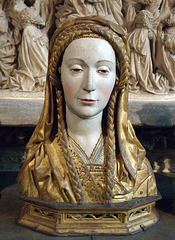 Female Reliquary Bust in the Cloisters, Sept. 2007